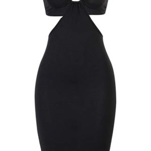 Black maxi dress size small